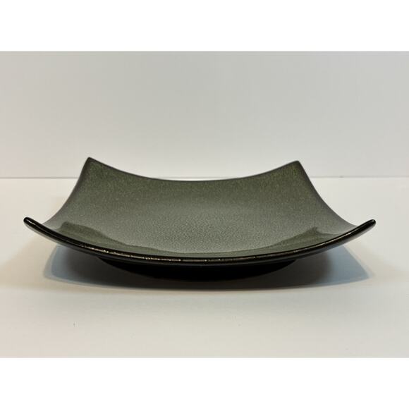 Gibson Gabbay Fusion Wasabi Square Salad Plates Set of 4 Green Stoneware - Picture 11 of 11